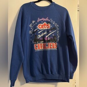Vintage Cleveland Cavaliers Blue Crewneck Sweater